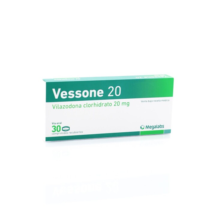 VESSONE 20 MG CJ X 30 COMP. REC. única