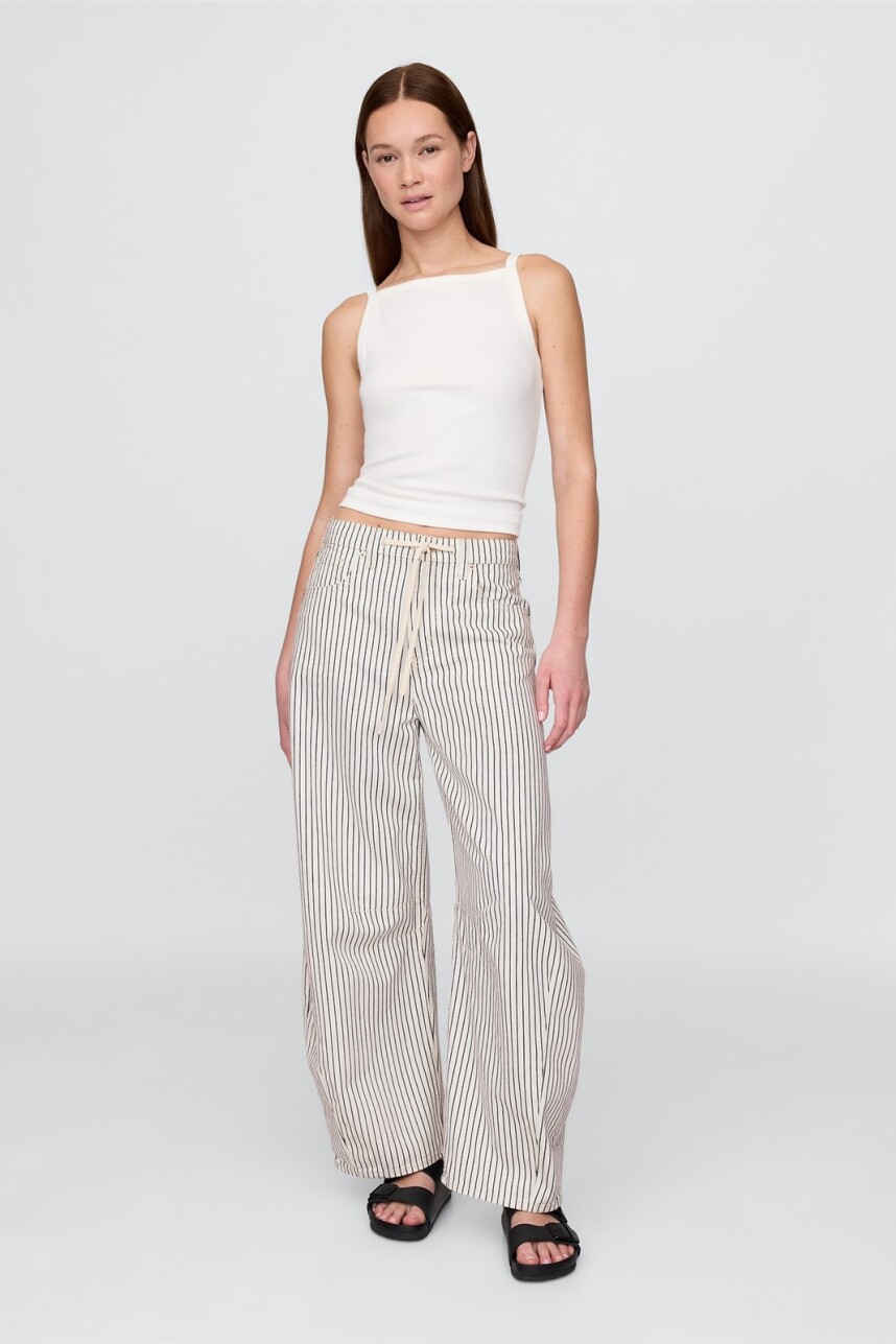 Jean Horseshoe Muer Railroad Strp Indigo