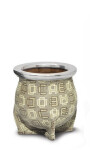 MATE DE CERÁMICA CHICO DELTA LETRAS