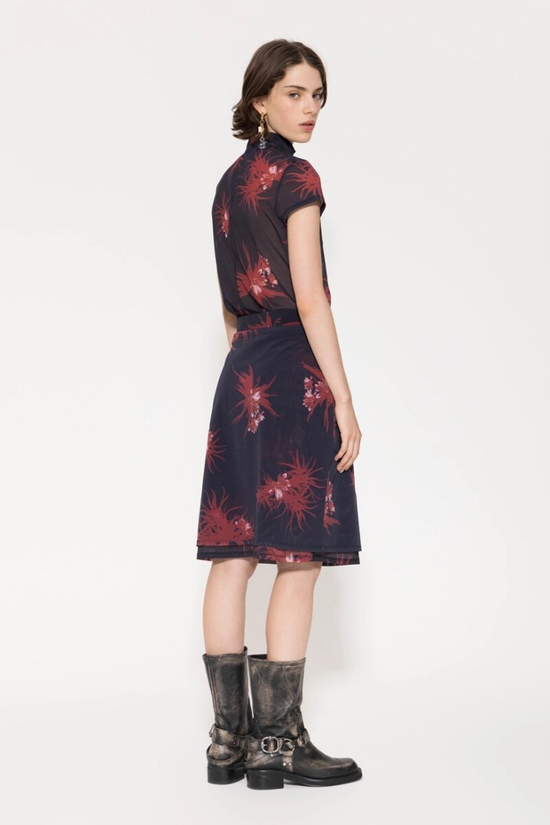 POLLERA ASIA Negro