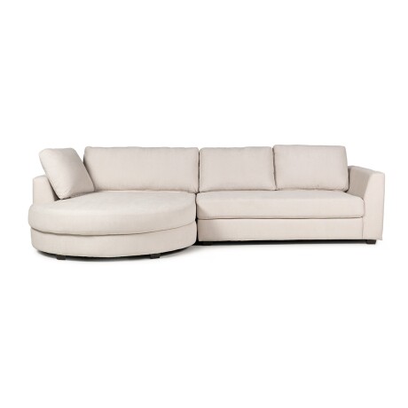 Rinconera Lotus - Tela Microfibra - Chaise Izquierdo 12073 (Greige)