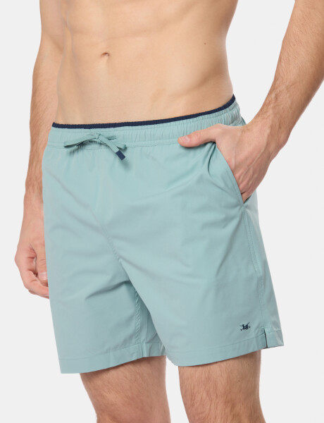 SHORT DE BAÑO LISO Denim