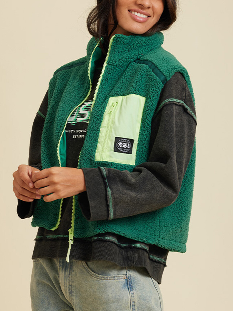 CHALECO UNAI RUSTY - Verde 