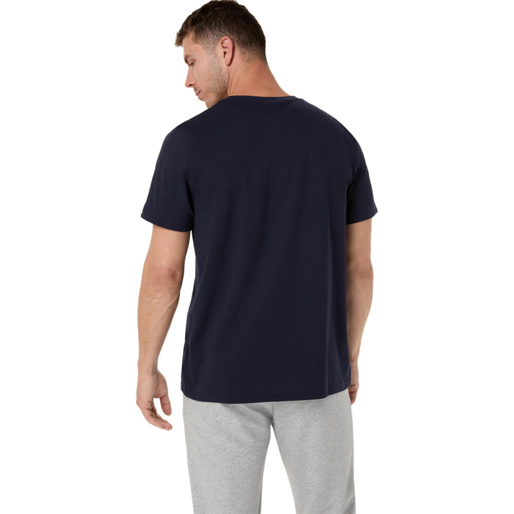 Polos Training Asics Logo Tee Hombre Midnight