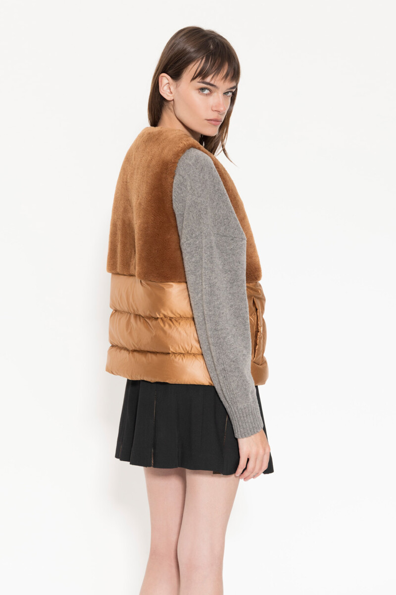 CHALECO KELLY Camel