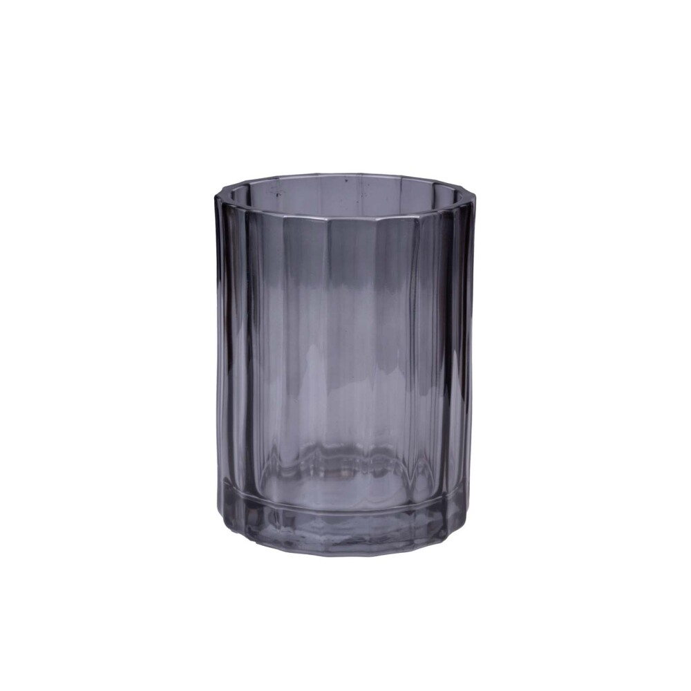 VASO DE BAÑO NEGRO VIDRIO AQUA GL-0374