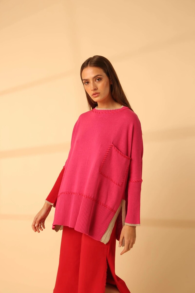 BUZO PAMELI POQUET Fucsia