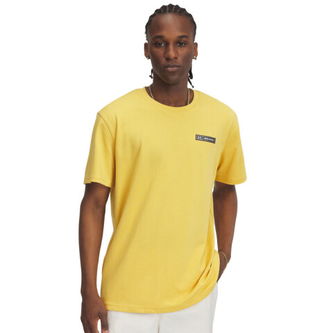 UA HW ARMOUR LABEL SS-YLW YLW-773