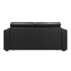 SOFA CAMA 2 PLAZAS - TAPIZADO EN SINTETICO NEGRO SOFA CAMA 2 PLAZAS - TAPIZADO EN SINTETICO NEGRO