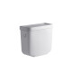 Cisterna Mochila 6Lts. Blanco Brillo Con Accionamiento Dual Ferrum Bari
