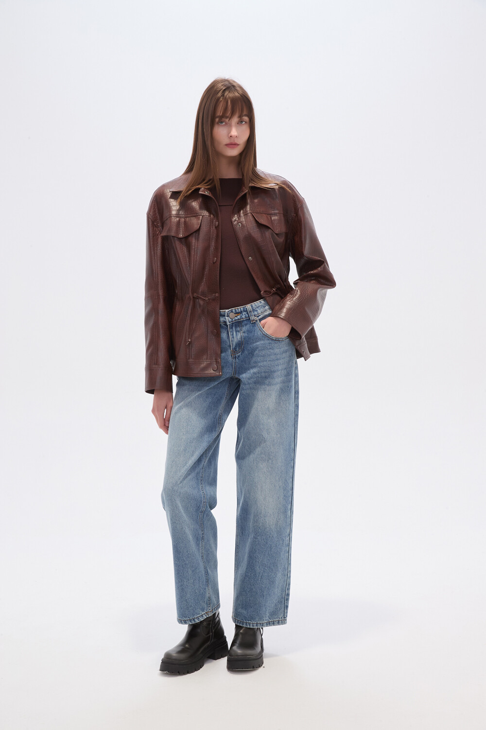 Chaqueta Naunea Chocolate