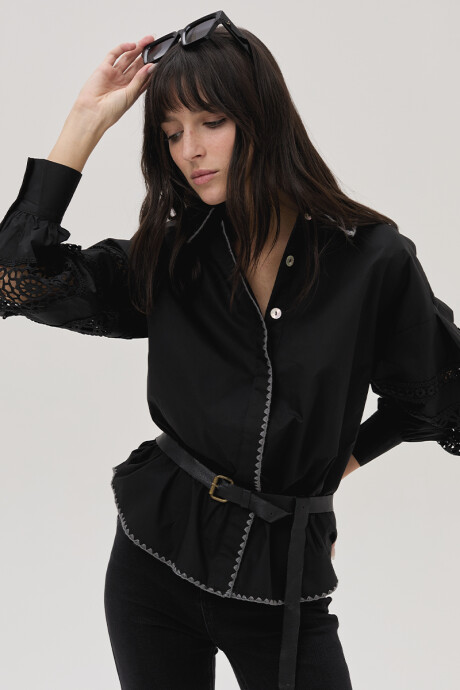 Camisa Magnolia Negro