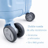 Valija Rígida de Policarbonato con Ruedas 20' (Carry On) Celeste