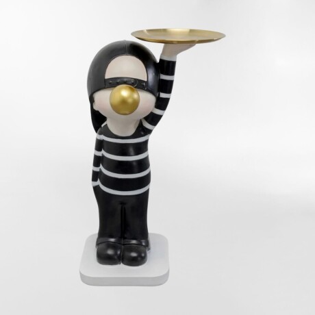 MESA AUXILIAR BUBBLE BOY Negro - CIRCULAR