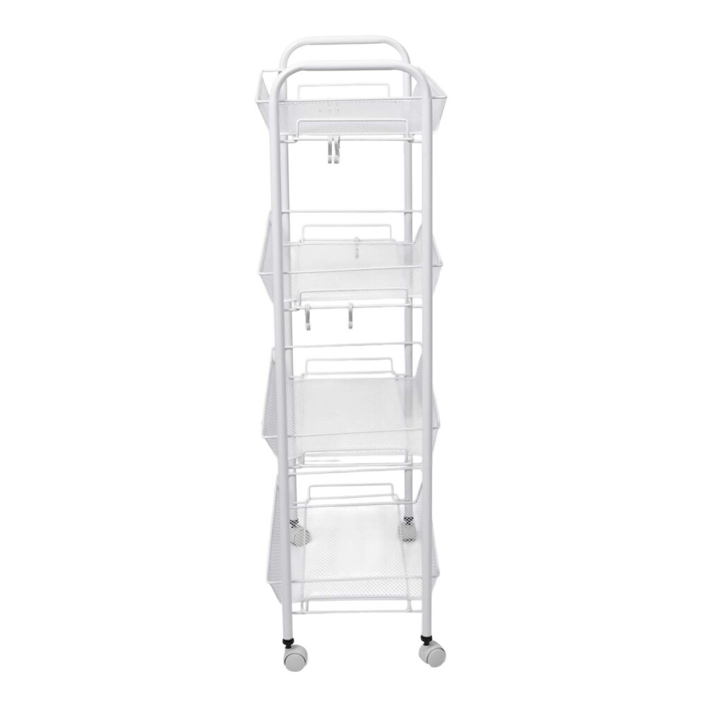 CARRITO MULTIUSO ACERO BLANCO B139