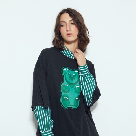 REMERA PEPEROMIA Negro