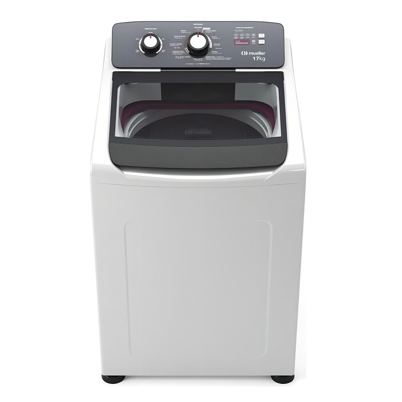 Lavadora de ropa Mueller Mla17 de 17 kg y 220 V, color blanco Lavadora De Ropa Mueller Mla17 De 17 Kg Y 220 V, Color Blanco