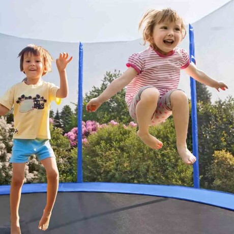 Cama Elástica Trampolín 183+ Cobertor + Red Colores Rosa