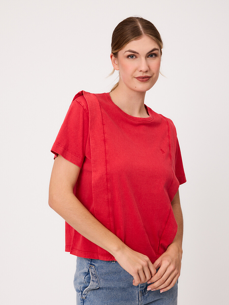 T-SHIRT MISSIA POLANCO - Rojo 
