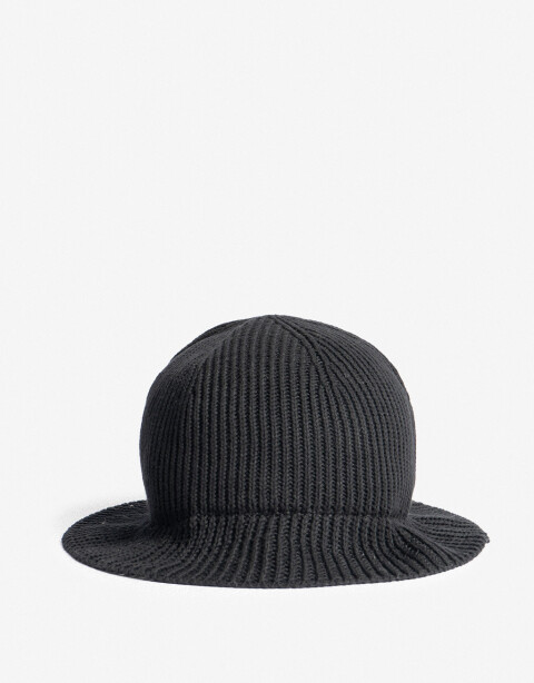 Sombreros Punto Liso Piluso Tejido - Negro