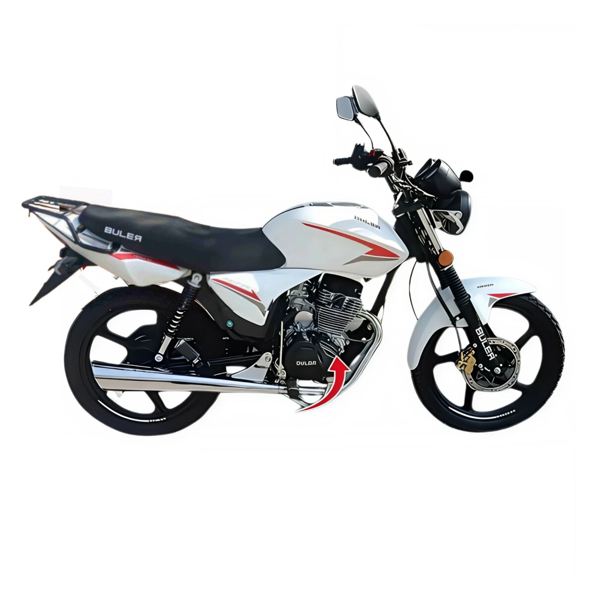 Motocicleta Buler Faiter 150cc - Aleación Blanco 