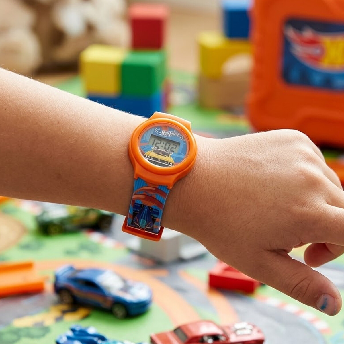 Reloj Digital Infantil Hot Wheels 18 cm 