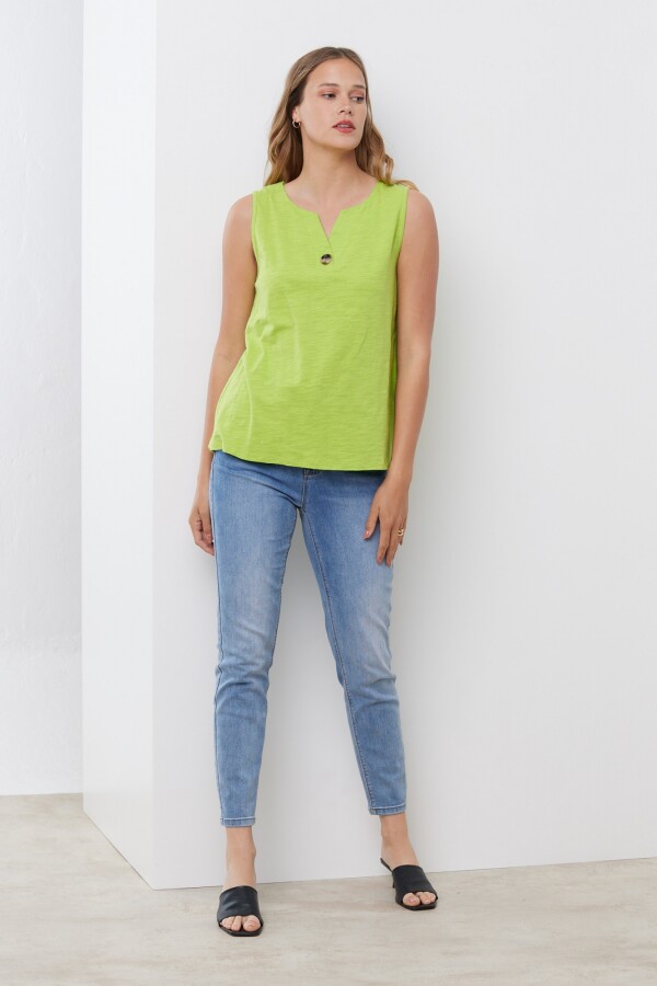 Musculosa Algodon VERDE