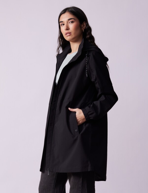 Gabardina Water Repellent NEGRO
