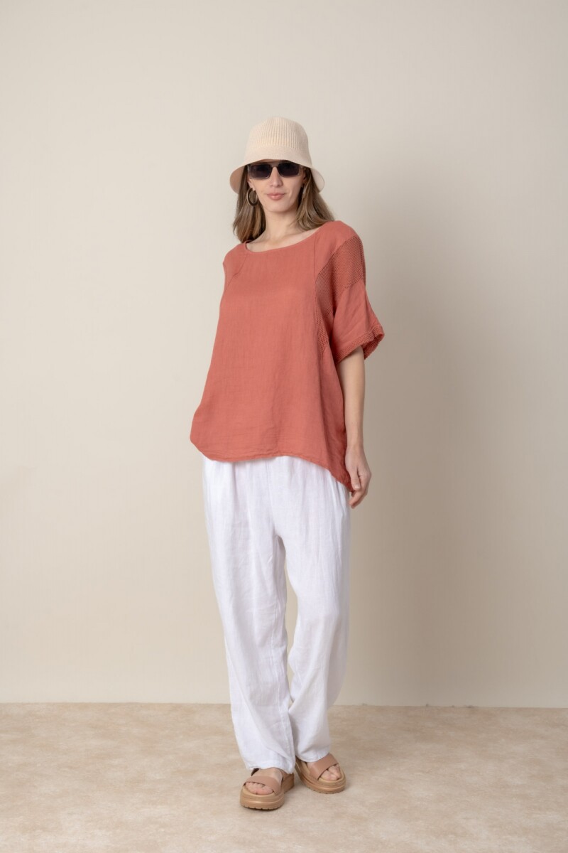 BLUSA OFELIA - Terracota 