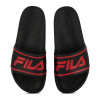 Chancletas Hombre Fila Sleek Negro-rojo