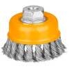 CEPILLO COPA AMOLADORA TRENZADO 75MM INGCO WB20751 CEPILLO COPA AMOLADORA TRENZADO 75MM INGCO WB20751