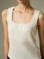 Musculosa Naril Marfil / Off White
