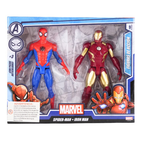 Set de muñecos Spiderman y Iron Man Set de muñecos Spiderman y Iron Man