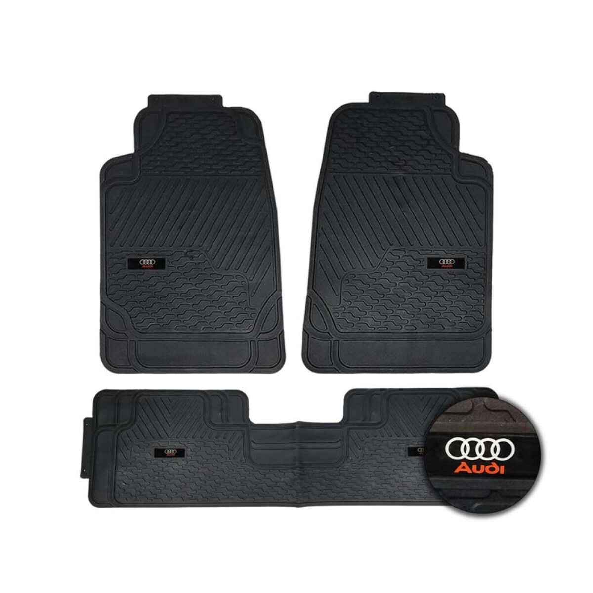 Alfombra New York Logo Audi - Set De Tres Piezas 