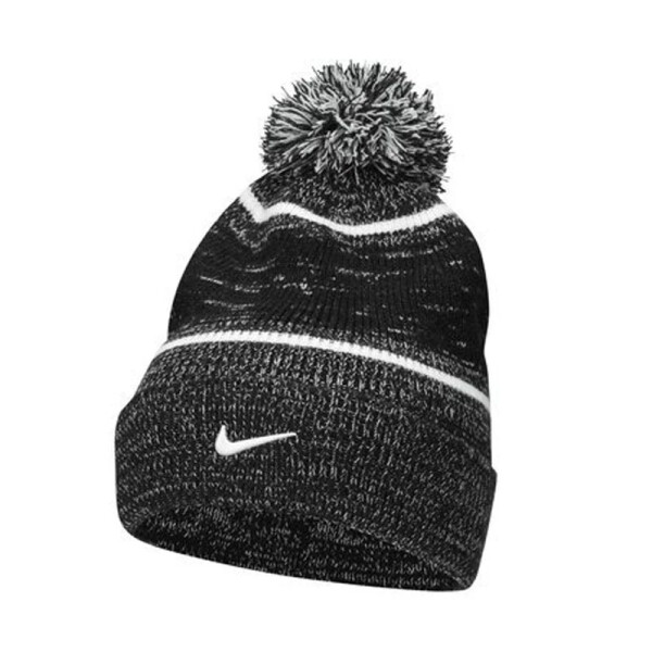 Gorro Nike PEAK BEANIE POM - FJ6305-100 Blanco-negro