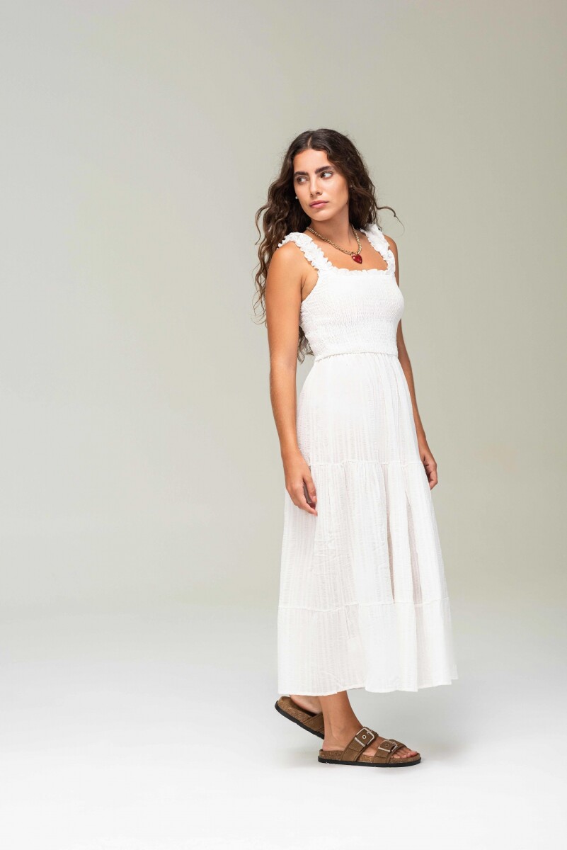 VESTIDO STRADY - Blanco 