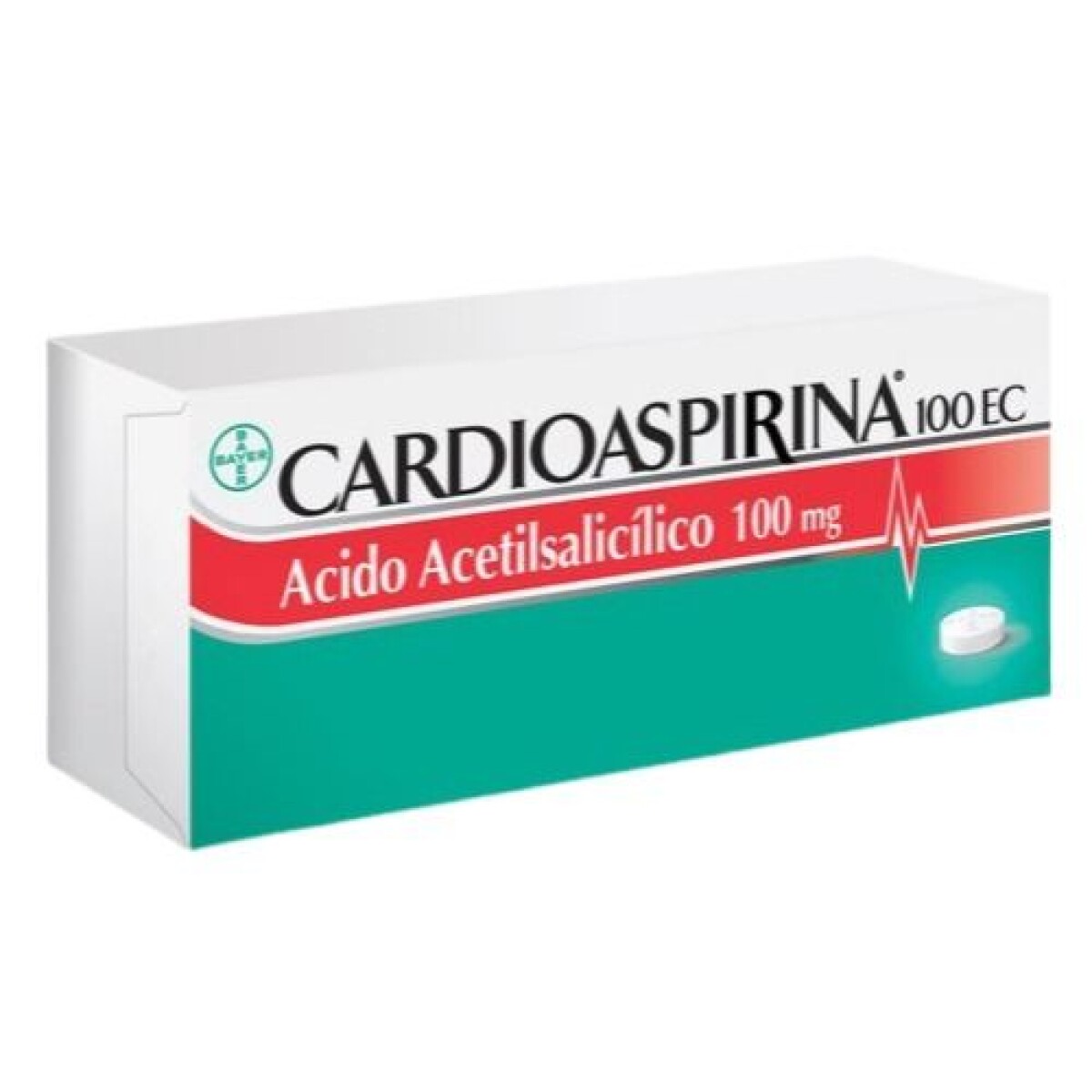 Cardioaspirina Antiagregante Plaquetario con Ácido Acetilsalicílico 100mg x 10 Comprimidos 