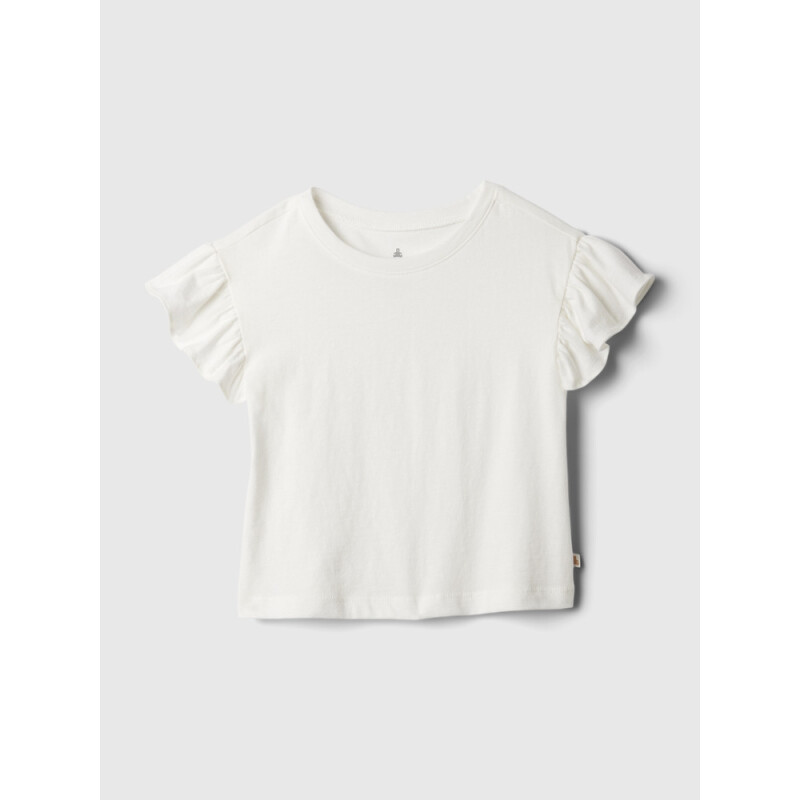 SS BRANNANS RUFFLE TOP NEW OFF WHITE