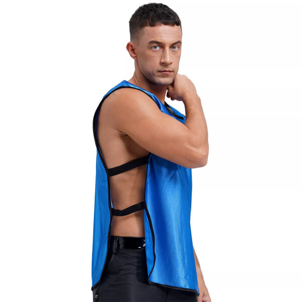 Chaleco Entrenamiento Deportes Futbol Adultos Unisex Fitness Variante Color Azul