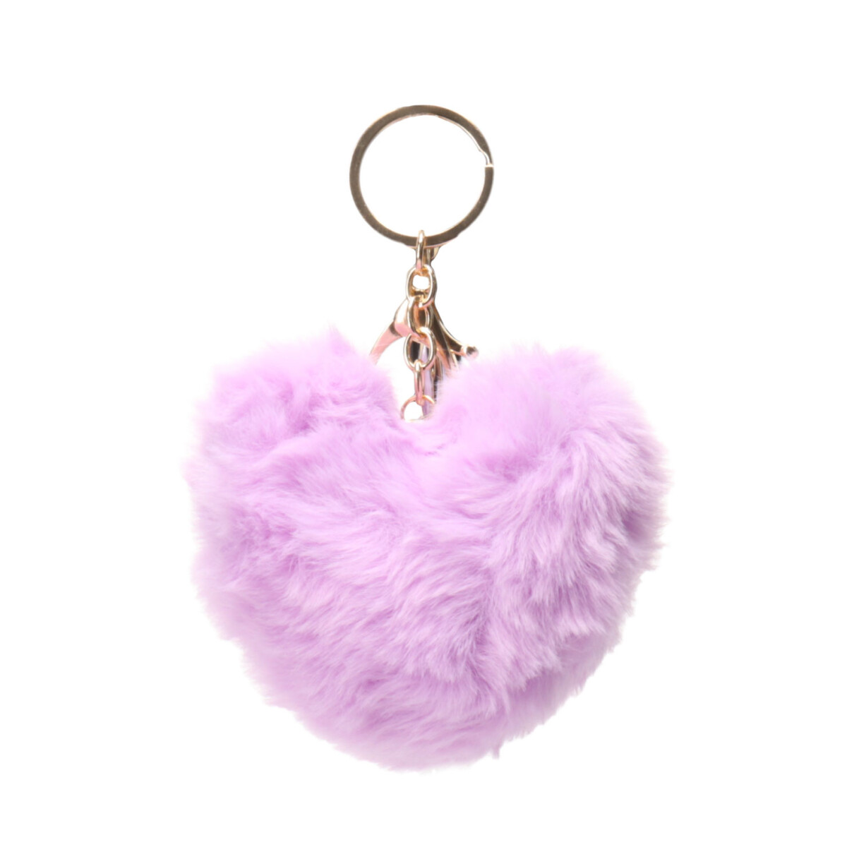 Llavero Miss Carol Con Forma Corazon - Lila 