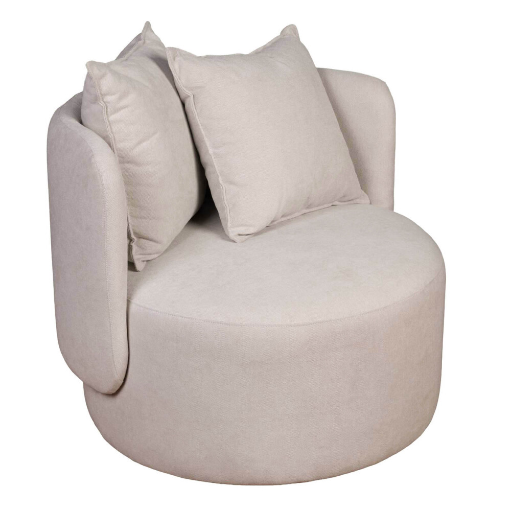 BUTACA 1 CUERPO TELA NATURAL-BEIGE LUNA NATURAL