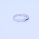 Anillo medio sin fin oro 18k blanco carril con esmeraldas carré y brillantes. Anillo medio sin fin oro 18k blanco carril con esmeraldas carré y brillantes.