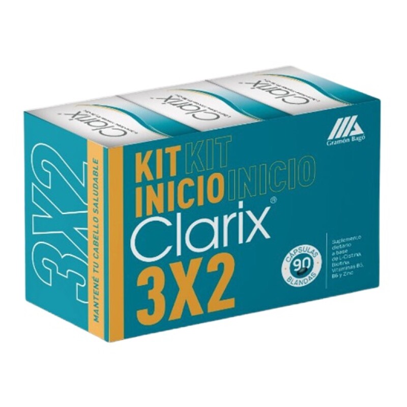 Clarix Kit Inicio 30 Caps. 3x2 Clarix Kit Inicio 30 Caps. 3x2