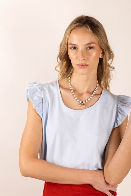 Remera Tara Celeste