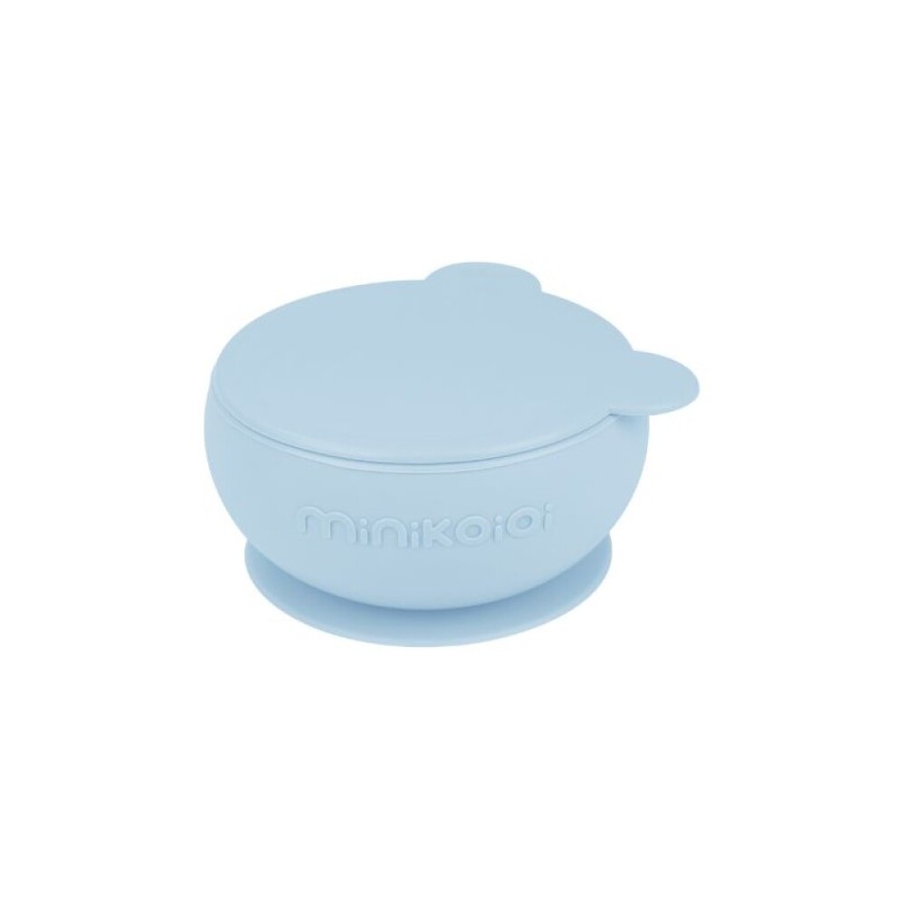 Bowl ventosa silicona Minikoioi celeste