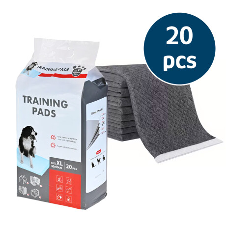 Pañales Mascotas XL 60x90 cm c/Carbono 20pcs Antifugas Celeste