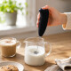 Batidor de leche a pilas NEGRO