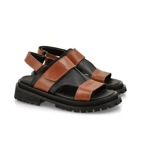 SANDALIAS VENET - CUERO CALISTA MARRON