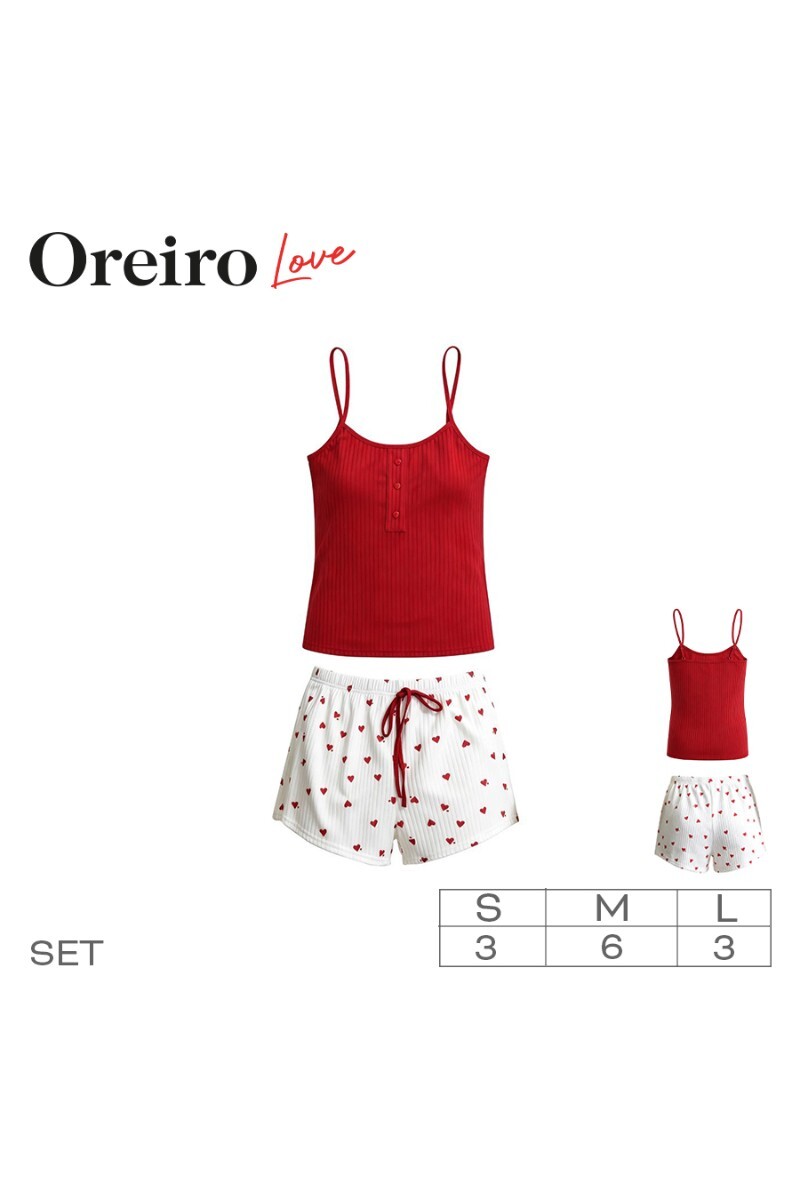 Pijama Oreiro Rojo