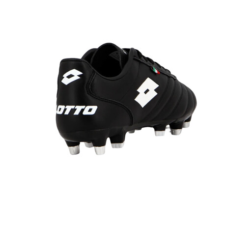 Championes Lotto Fútbol de Cuero Black White